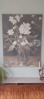 Heel gaaf schilderij/ canvas🤎🏵️100x74,5cm!, Huis en Inrichting, Woonaccessoires | Schilderijen, Tekeningen en Foto's, Ophalen