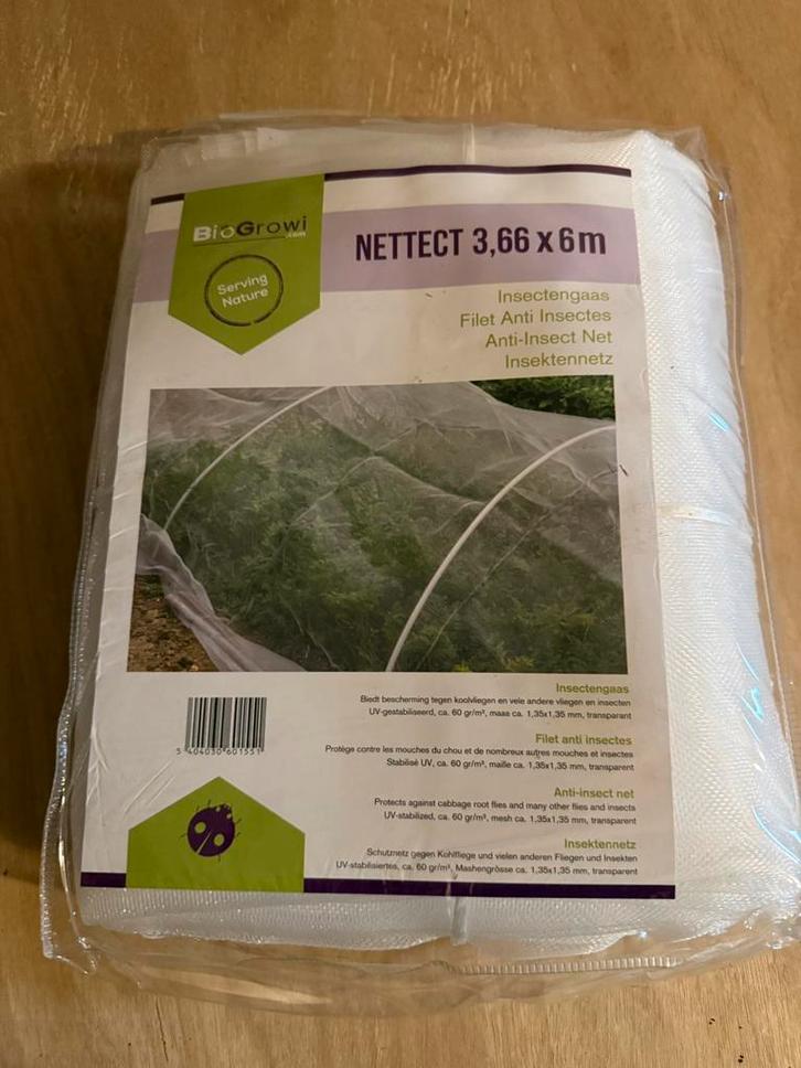 Insectengaas 3,65x6 m - Bescherm uw planten!, Tuin en Terras, Gaas en Draad, Nieuw, Gaas, 10 tot 20 meter, Ophalen of Verzenden