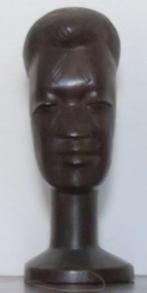 Beeld  12.5 cm afrikaans gezicht, Ophalen of Verzenden