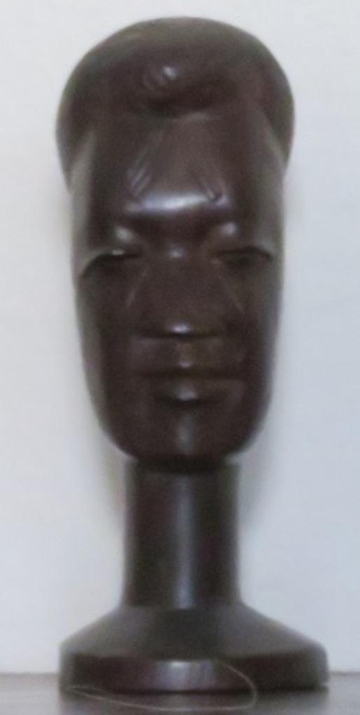 Beeld  12.5 cm afrikaans gezicht, Antiek en Kunst, Kunst | Beelden en Houtsnijwerken, Ophalen of Verzenden