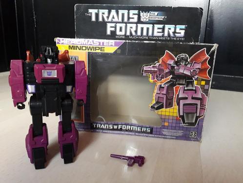 Transformers G1 Mindwipe 1988 met doos, Verzamelen, Transformers, Zo goed als nieuw, G1, Decepticons, Verzenden