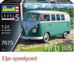 Modelbouw Revell 1:24 VOLKSWAGEN T1 bus 1962- 7675 modelauto, Hobby en Vrije tijd, Modelbouw | Auto's en Voertuigen, Nieuw, Revell