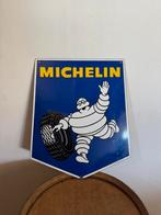 Michelin Emaille Bord - Dubbelzijdig - 1970, Verzamelen, Merken en Reclamevoorwerpen, Ophalen of Verzenden, Zo goed als nieuw