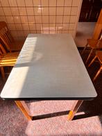 Tafel met formicablad aan 2 kanten uitschuifbaar, Ophalen, Gebruikt, 100 tot 150 cm, 50 tot 100 cm