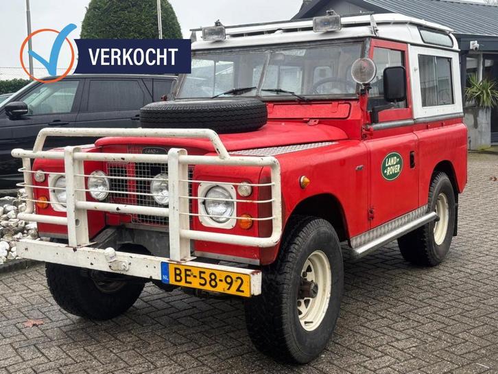 Land Rover 88 Benzine Belastingvrij Series Links gestuurd, Auto's, Oldtimers, Bedrijf, Te koop, Land Rover, Benzine, SUV of Terreinwagen