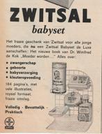 Retro reclame 1959 Zwitsal babyset baby rekje en boek, Verzamelen, Retro, Verzenden, Overige typen