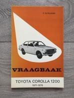 Vraagbaak Toyota Corolla E2/E20 1200 1971-1976 P. Olyslager, Auto diversen, Handleidingen en Instructieboekjes, Ophalen of Verzenden