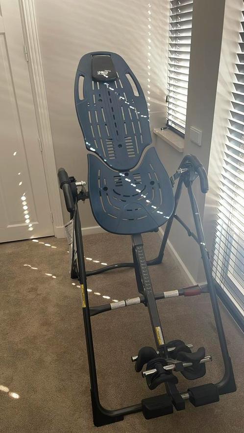 Teeter Inversion Table – Verlicht rugpijn, Sport en Fitness, Fitnessapparatuur, Zo goed als nieuw, Overige typen, Rug, Overige materialen