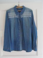 Jeans Denim blouse van Miss Etam 46, Kleding | Dames, Grote Maten, Miss Etam, Blauw, Zo goed als nieuw, Blouse of Tuniek