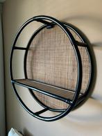 Wandrek Rotan / Webbing Zwart het Mandenhuys, Huis en Inrichting, Woonaccessoires | Wandplanken en Boekenplanken, Ophalen, Zo goed als nieuw