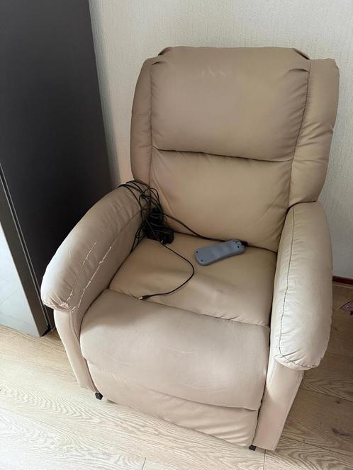 Staop verstelbare senioren stoel, Huis en Inrichting, Fauteuils, Gebruikt, Metaal, Ophalen