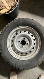 155/80r 13  band plus velg, 155 mm, 13 inch, Ophalen of Verzenden, Band(en)
