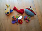 Leuke schone zachte knuffels boot vliegtuig vlinder giraf, Ophalen of Verzenden, Zo goed als nieuw, Overige typen