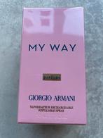 Giorgio armani my way parfum 50ml refillable spray nieuw, Ophalen of Verzenden, Nieuw