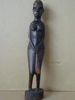 Afrikaans beeld vintage inheems beeld naakte vrouw 36cm 1960, Antiek en Kunst, Ophalen of Verzenden