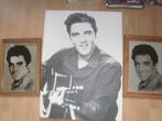 Elvis Presley 2 spiegels en doek + John Travolta, Ophalen of Verzenden, Zo goed als nieuw, 75 tot 100 cm, Minder dan 100 cm