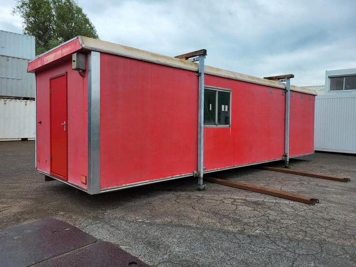 Nette 10 x 3 unit met kantoor en sanitair ruimte, Zakelijke goederen, Machines en Bouw | Keten en Containers, Ophalen of Verzenden