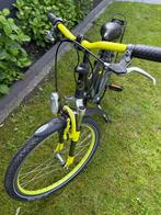 Gele mountain bike 24 inch, Fietsen en Brommers, 24 inch of meer, V-brakes, Aluminium, Ophalen of Verzenden