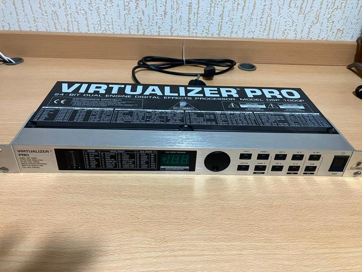 Behringer DSP 1000P Virtualizer 24 Bit Pro effects processor, Muziek en Instrumenten, Effecten, Gebruikt, Multi-effect, Ophalen of Verzenden