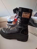 Nik&nik by Nikkie zwarte lak boots Amee maat 36, Zwart, Lage of Enkellaarzen, Ophalen of Verzenden, Zo goed als nieuw