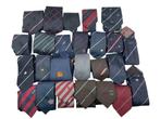 25 bedrijfs stropdassen PTT ABN AMRO Cityhopper Raad v State, S, Overige kleuren, Ophalen of Verzenden, Zo goed als nieuw