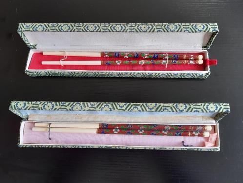 2 paar Cloissone been chopsticks in individuele doosjes, Huis en Inrichting, Keuken | Bestek, Nieuw, Los bestek, Overige materialen