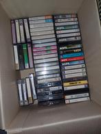 Partij 175x diverse cassettebandjes tapes doos vol, Cd's en Dvd's, Cassettebandjes, Gebruikt, Overige genres, Ophalen of Verzenden