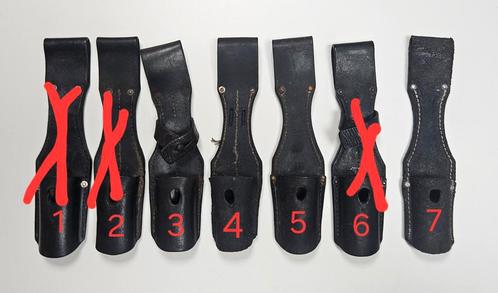14 Originele Duitse K98 bayonet frogs, Verzamelen, Militaria | Tweede Wereldoorlog, Landmacht, Overige typen, Duitsland, Ophalen of Verzenden
