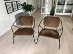Loungestoel 2x House of Doctor, Huis en Inrichting, Stoelen, Ophalen, Twee, Bruin, Zo goed als nieuw