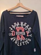 superdry blauw shirt lange mouwen maat m, Blauw, Superdry, Maat 38/40 (M), Ophalen of Verzenden