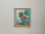 Vintage Zweeds Olieverschilderij, Prachtig bloemen Stilleven, Antiek en Kunst, Kunst | Schilderijen | Klassiek, Ophalen