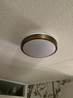 Plafond lamp, bronskleurig rand, als nieuw, Ophalen of Verzenden, Zo goed als nieuw