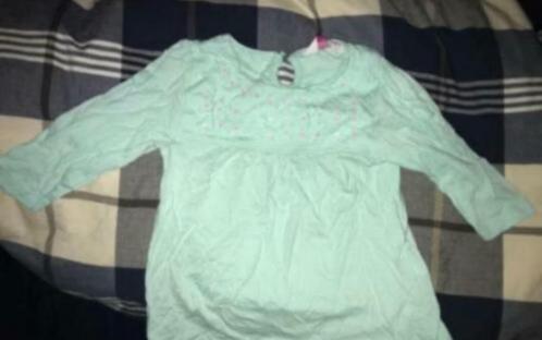 Zeegroen shirt in maat 104 *nieuw*, Kinderen en Baby's, Kinderkleding | Maat 104, Nieuw, Meisje, Shirt of Longsleeve, Ophalen