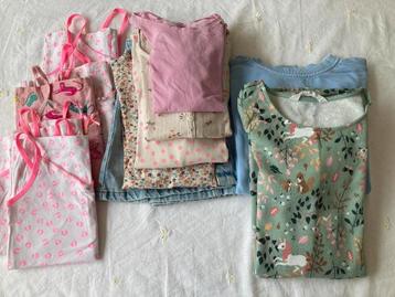 🌸🌿Kledingpakket meisje mt 134/140 jurk/rokje/trui/ t-shirt beschikbaar voor biedingen