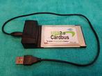 PCMCIA Kaart - voor 4x USB incl. evt. extra voeding via usb, Ophalen of Verzenden, Zo goed als nieuw