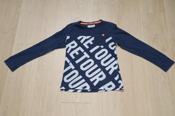 RETOUR T-shirt met lange mouwen ZGAN Maat 11/12 jaar (Blauw) beschikbaar voor biedingen