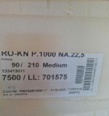 Nieuwe Swiss Sense matraskern pocket 1000 medium natuurlatex beschikbaar voor biedingen