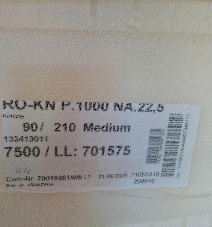 Nieuwe Swiss Sense matraskern pocket 1000 medium natuurlatex, Huis en Inrichting, Slaapkamer | Matrassen en Bedbodems, Nieuw, Matras