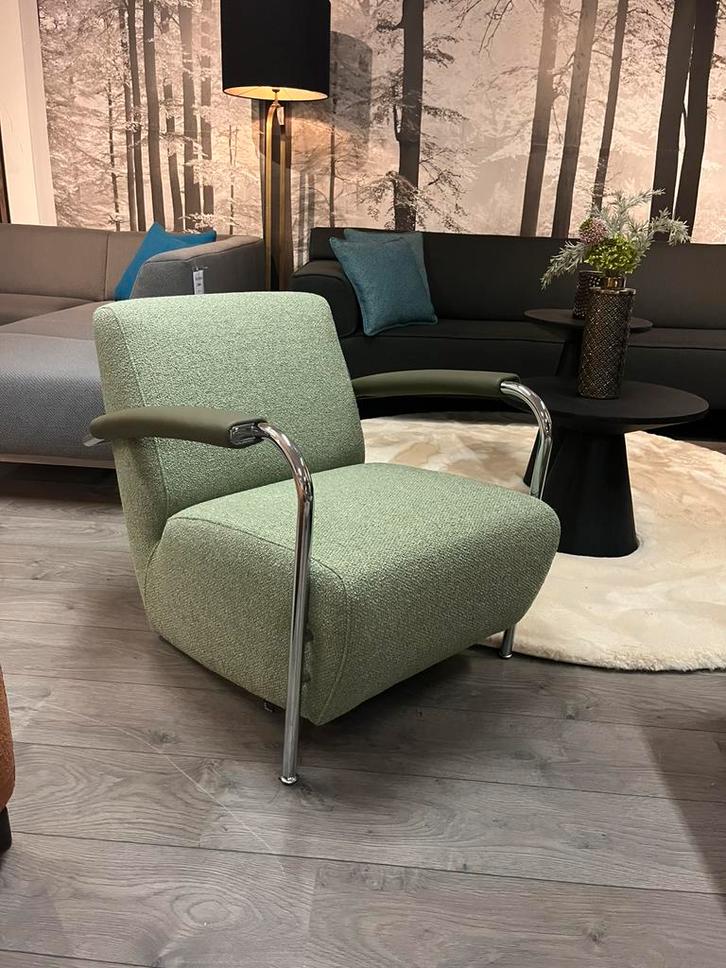 Leolux Scylla ploegstof Monza, Huis en Inrichting, Fauteuils, Zo goed als nieuw, 50 tot 75 cm, 75 tot 100 cm, Verzenden