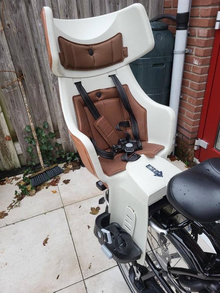 Bobike Exclusive Tour Maxi Plus LED – Cinnamon Brown, Fietsen en Brommers, Fietsaccessoires | Fietsstoeltjes, Zo goed als nieuw