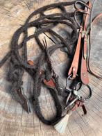 Mecate , hoofdstel , slobber straps quarter horse, Dieren en Toebehoren, Ophalen of Verzenden, Gebruikt, Western