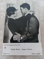 Ansichtkaart Brigitte Bardot & Jacques Charrier, Ongelopen, Ophalen of Verzenden, Sterren en Beroemdheden, 1920 tot 1940