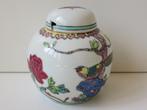 Vintage Chinese gemberpot met vogel en bloem, Ophalen of Verzenden