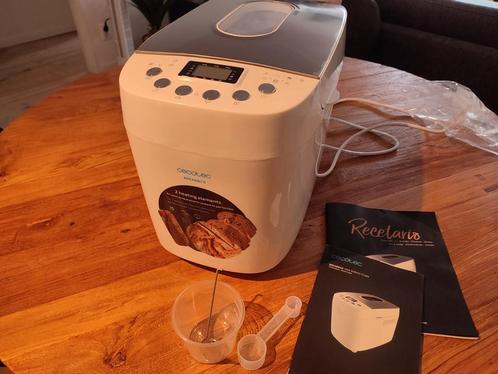 Cecotec Bread&Co Broodbakmachine - Zo goed als nieuw!, Witgoed en Apparatuur, Broodbakmachines, Gebruikt, Met timer, 800 tot 1200 gram deeg