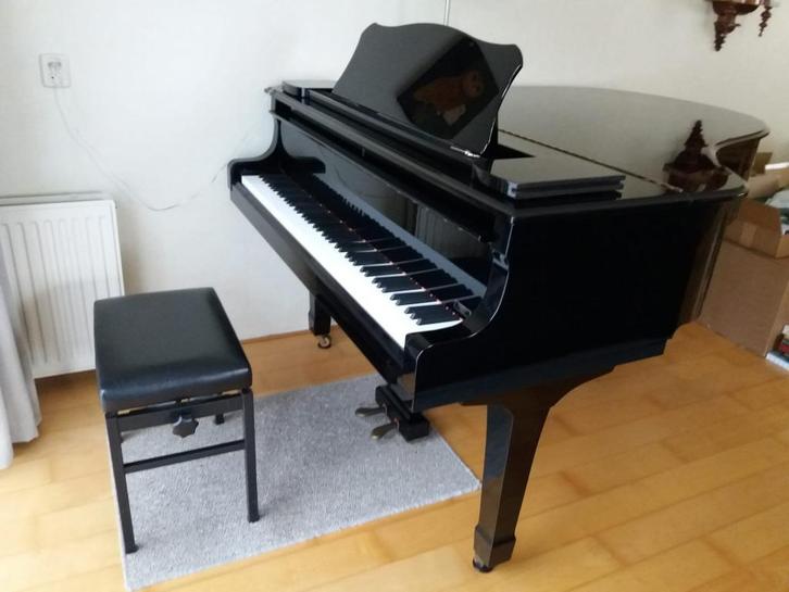 GEWIJZIGD!  YAMAHA VLEUGEL C3D conservatory, Muziek en Instrumenten, Piano's, Gebruikt, Vleugel, Zwart, Hoogglans, Ophalen