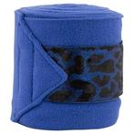 Anky bandages fleece blue leopard blauw 4 stuks, Ophalen of Verzenden, Nieuw, Rijden