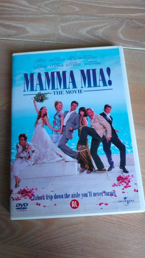 DVD Mamma mia, Cd's en Dvd's, Dvd's | Komedie, Zo goed als nieuw, Romantische komedie, Alle leeftijden, Ophalen of Verzenden