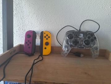 Switch joy cons en afterglow controller beschikbaar voor biedingen