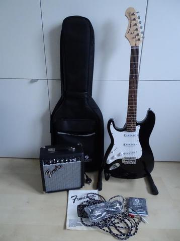 Fazley FST100BKLH linkshandige elektrische gitaar zwart beschikbaar voor biedingen