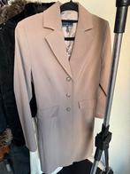 Vintage Y2K beige lange jas met knopen, Vintage, Vintage, Ophalen of Verzenden, Zo goed als nieuw